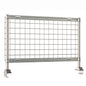 6"d x 34"h TableWorx Work Table Risers w/ Stainless Steel SmartWall Grid