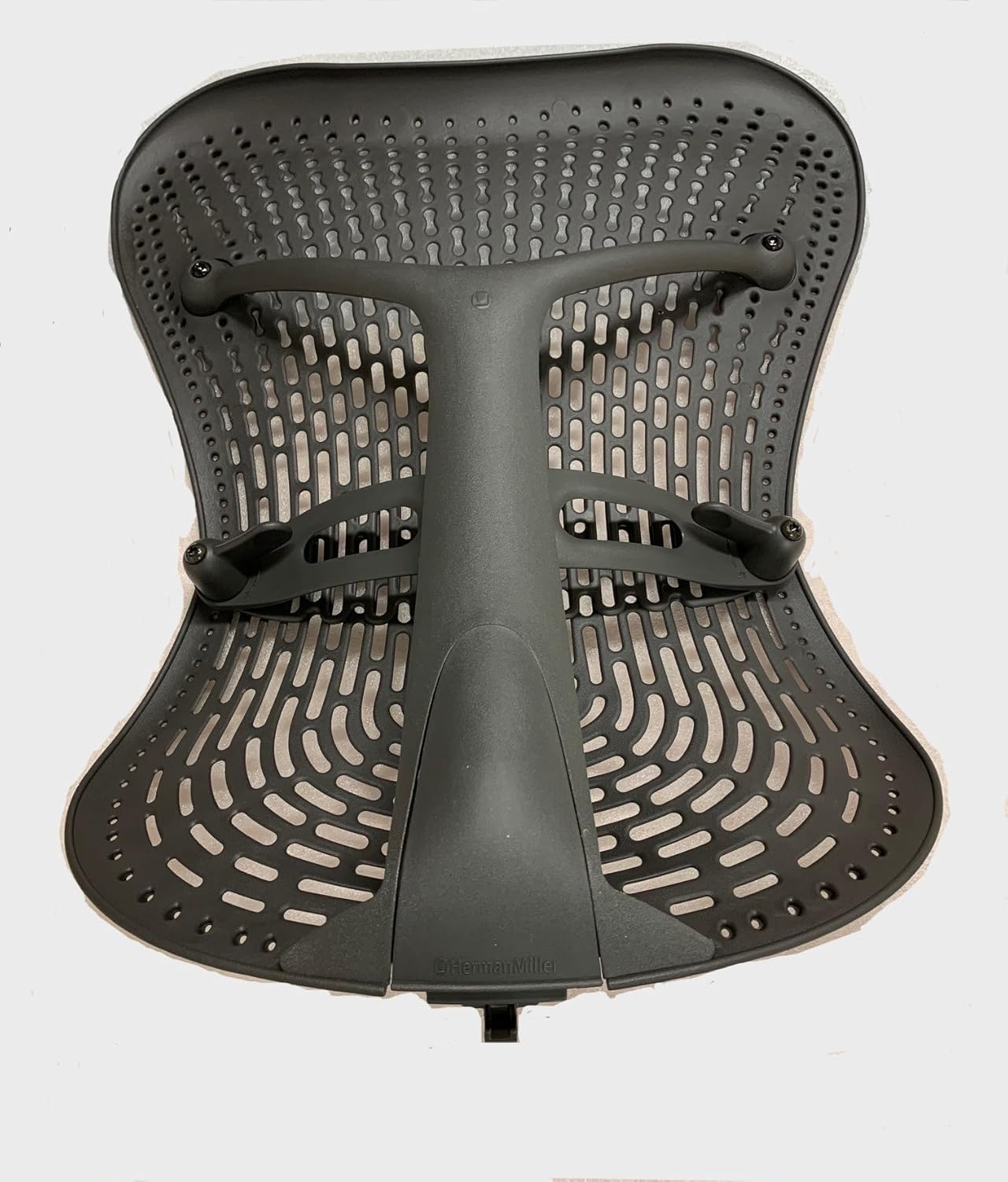 Replacement HM Mirra 1 Triflex Polymer Back w/Adjustable Lumbar, Graphite TriFlex Polymer