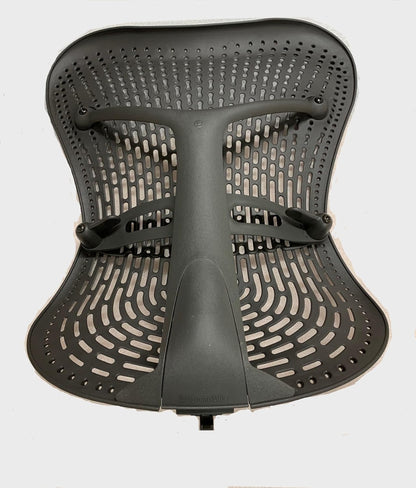 Replacement HM Mirra 1 Triflex Polymer Back w/Adjustable Lumbar, Graphite TriFlex Polymer