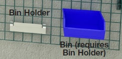 Single Bin Holder