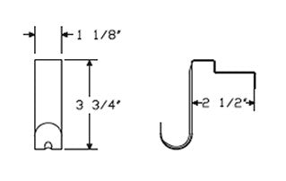 Herman Miller Ethospace Coat Hooks