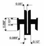 Haworth T molding 4235HW