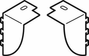 Knoll Dividends Panel-To-Worksurface Brackets