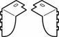 Knoll Dividends Panel-To-Worksurface Brackets