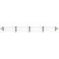 MetroMax i 4" Solid Clear Plastic Stackable Shelf Ledges