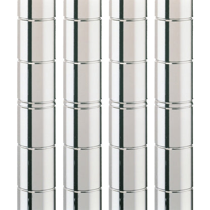 Super Erecta SiteSelect Stationary Posts - Stainless Steel - 4-Pack
