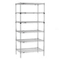 18"d x 74"h 6-Shelf Metro Super Erecta EZ-ADD Wire Shelving - Chrome