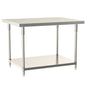 30"d TableWorx 304 Stainless Steel Work Tables w/ Undershelf