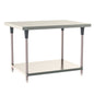 24"d TableWorx 304 Stainless Steel Work Tables w/ Undershelf & Epoxy-Coated Legs