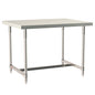 36"d TableWorx 316 Stainless Steel Top Work Tables w/ I-Frame