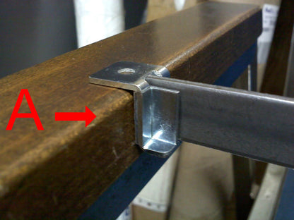 Bracket Clips For Extra Thick Drawer Walls For Hanging Files For Wooden Cabinets- Pair