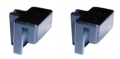 File Bracket Plastic Clips For Hanging Files & Folders- Pair (Black)