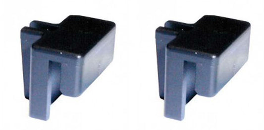 File Bracket Plastic Clips For Hanging Files & Folders- Pair (Black)