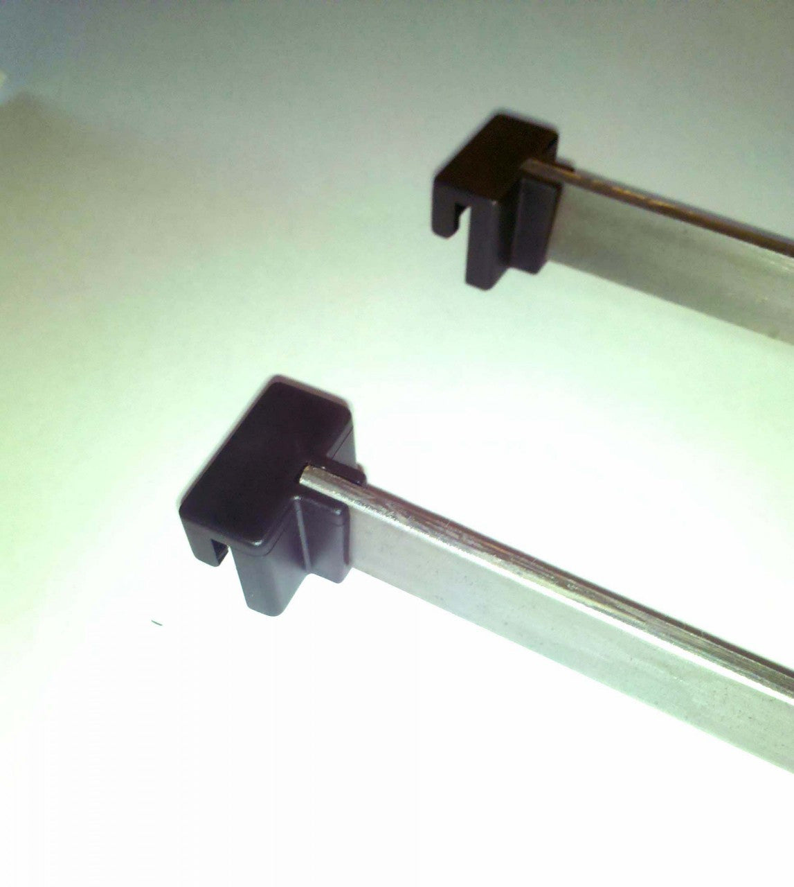 File Bracket Plastic Clips For Hanging Files & Folders- Pair (Black)