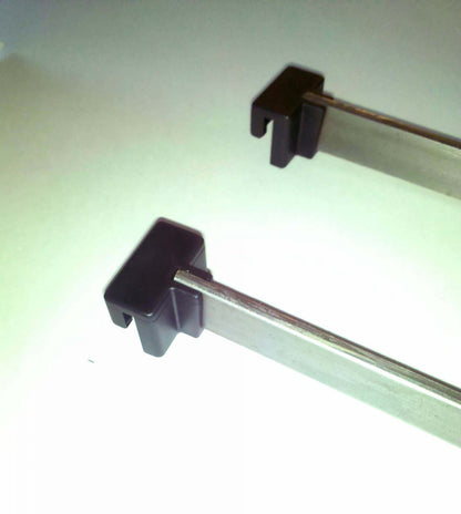 File Bracket Plastic Clips For Hanging Files & Folders- Pair (Black)