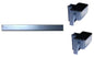 Custom Front To Back Single File Rail Kit With 2 Plastic Clips