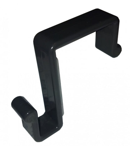 Panel Hung Partition Coat Hook 2" Thickness Dark Tone