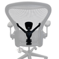 Herman Miller PostureFit SL Kit with Adapter for Aeron Chairs