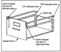 HON Optional Hangrails for 300, 310 & 330 series