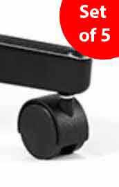 Knoll Pollock Chair Casters Replacement- Set Of 5