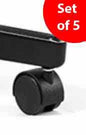 Knoll Pollock Chair Casters Replacement- Set Of 5