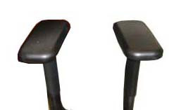Knoll Essentials Chair Replacement Arm Pads Black (Pair)