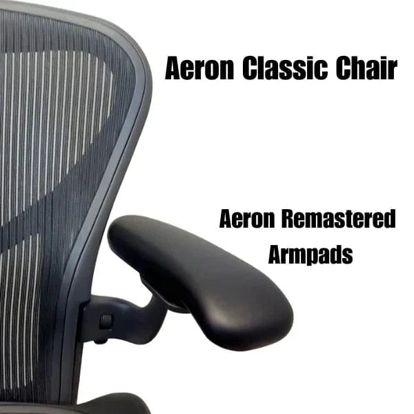 Herman Miller Aeron Classic to Remastered Armpad Conversion Kit (OEM Arm Pads)