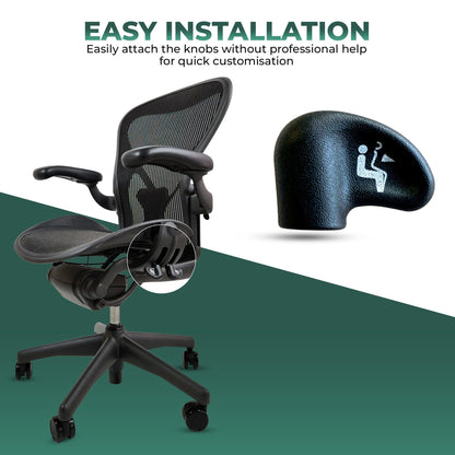 Herman Miller Aeron Classic (V1) Compatible – Tilt Knobs Set of 2