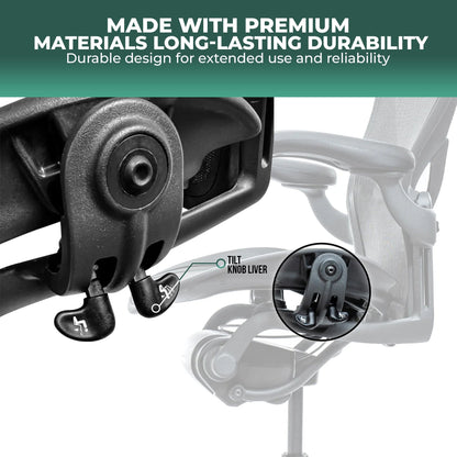Herman Miller Aeron Classic (V1) Compatible – Tilt Limiter and Knobs
