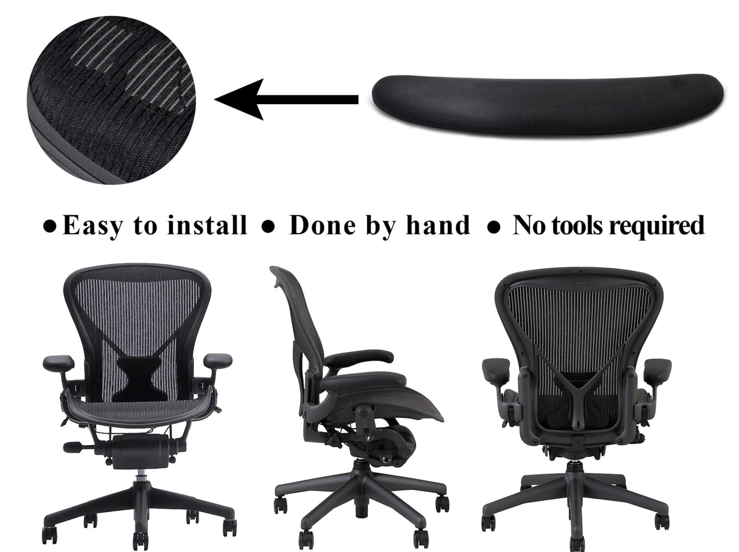 Herman Miller Aeron Compatible – Seat Foam Insert (Size B and A Chairs)
