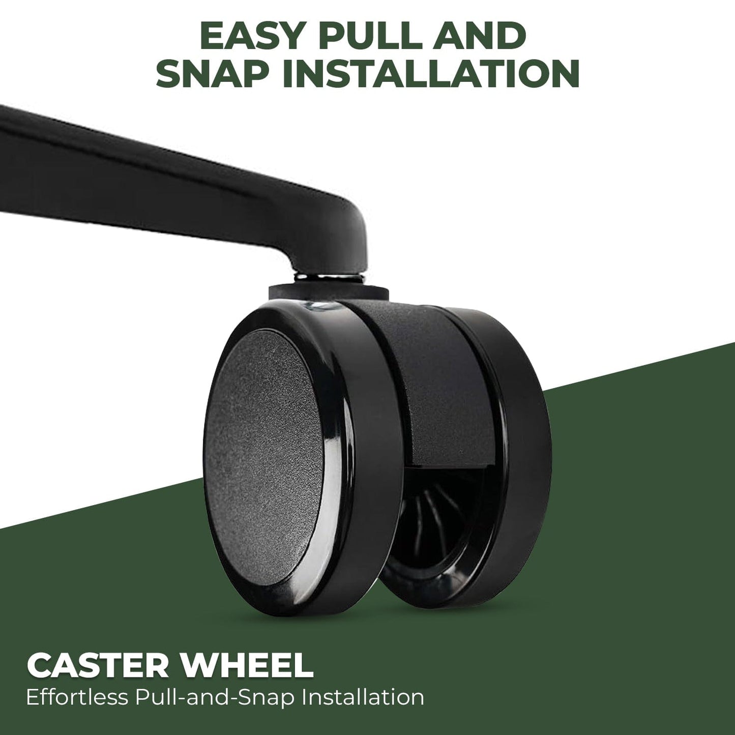Herman Miller Compatible – Replacement Casters, Soft 2.5", Set of 5