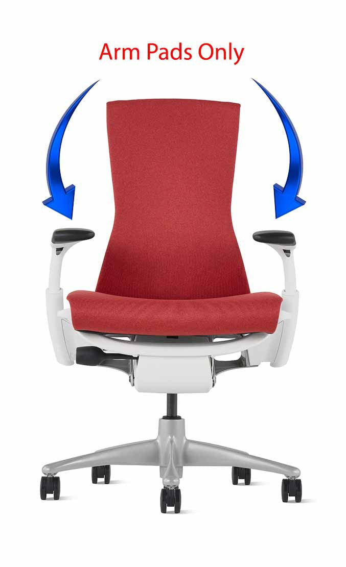 Herman Miller Embody Chair Replacement Arm Pads