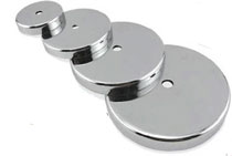 PS-07515 Round Base Magnets | Lifts up to 10 lbs. - 2pcs.