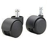 Safety Brake Casters Oversize: 1-1/2" (38.1mm) - Internal Brake