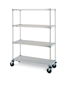 Stem Caster Cart 4 tier Solid