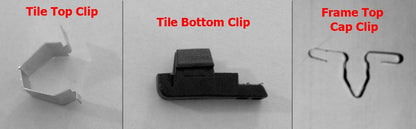 Ethospace Parts - Frame Top, Bottom And Tile Clips