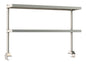 Metro Tableworx 2 Rear Cantilever Stainless Steel Solid Shelf Risers