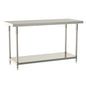 Metro Tableworx Stationary Table with Solid Bottom Shelf