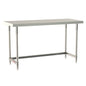 Metro Tableworx Stationary Tables with Three Sided Frame (Type 316 Stainless Steel)