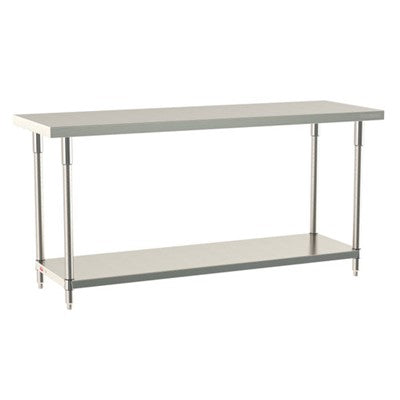 Metro Tableworx Stationary Table with Solid Bottom Shelf