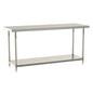 Metro Tableworx Stationary Table with Solid Bottom Shelf