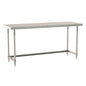 Metro Tableworx Stationary Tables with Three Sided Frame (Type 316 Stainless Steel)