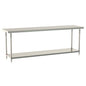 Metro Tableworx Stationary Table with Solid Bottom Shelf