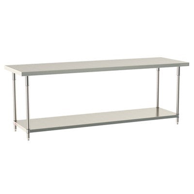 Metro Tableworx Stationary Table with Solid Bottom Shelf