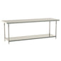 Metro Tableworx Stationary Table with Solid Bottom Shelf