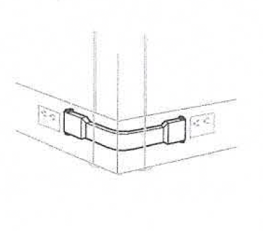 Haworth Unigroup, Too, Places Flexible Power Connector 10.125" Straight Span