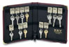 Portable Zippered Key Case